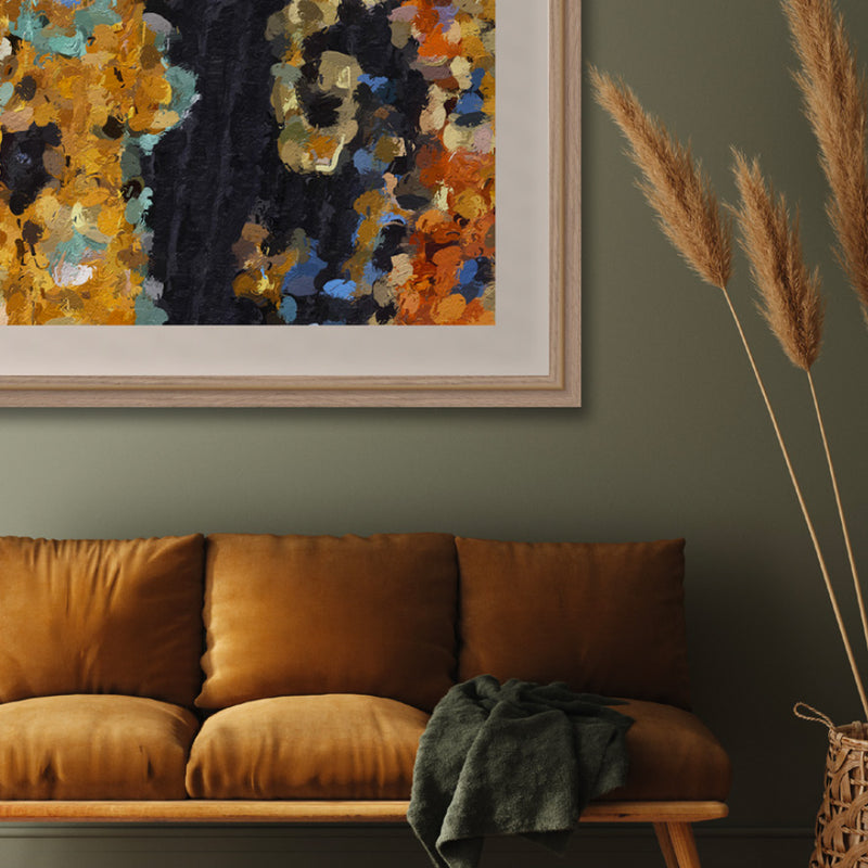 Framing With Accents Of Earthy Colours - SC-Art-Frames