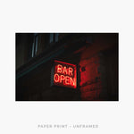Bar Open | Art Print - SC-Art-Frames