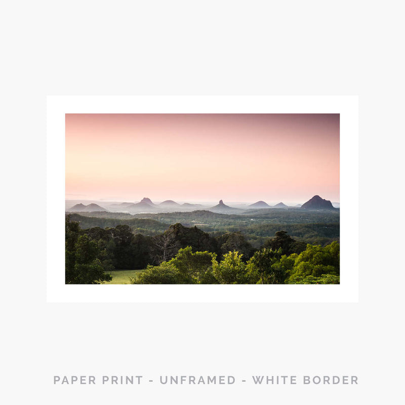 Glasshouse Mountains | Art Print - SC-Art-Frames