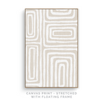 Neutral Lines | Canvas Print