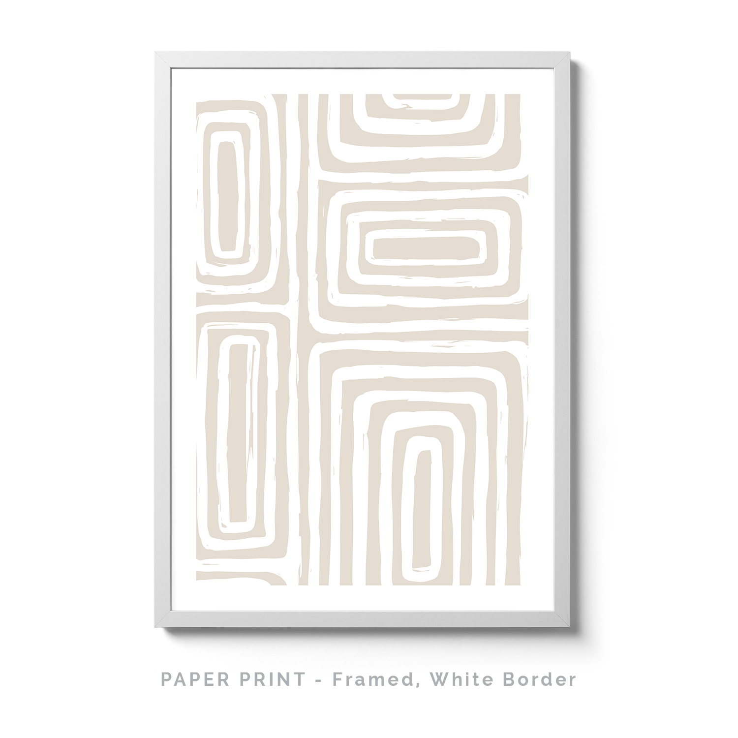 Neutral Lines | Art Print – SC-Art-Frames