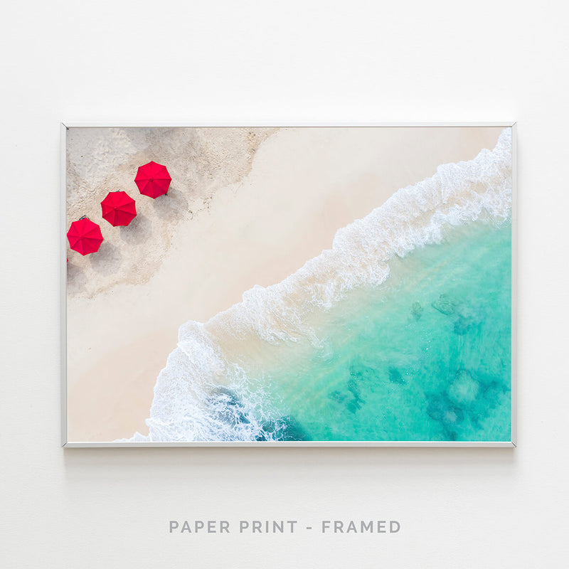 Red Umbrella | Art Print - SC-Art-Frames